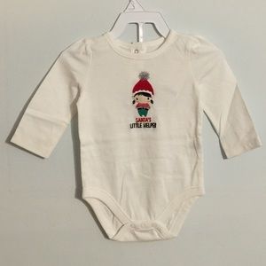 Gymboree Santa's Little Helper Onesie
